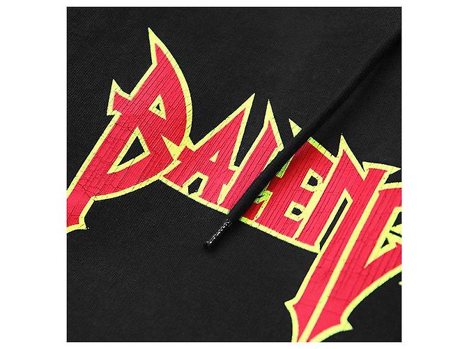 Everyday Sudadera de algodón Balenciaga Cracking Logo Negro - vista 2