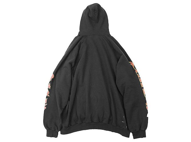 Everyday Sudadera de algodón Balenciaga Cracking Logo Negro - vista 6