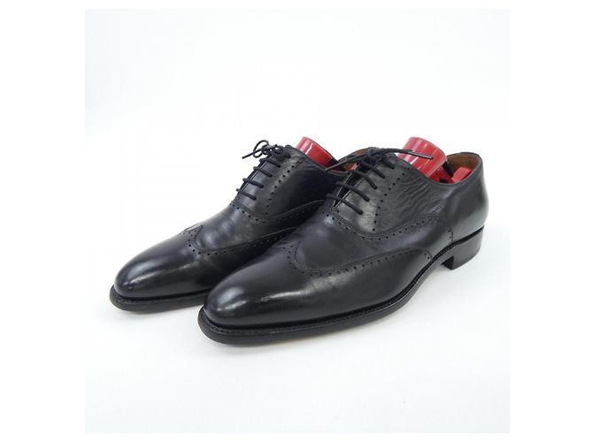 Autre Marque Scarpe stringate in pelle SCOTCH GRAIN Nero - vista 3