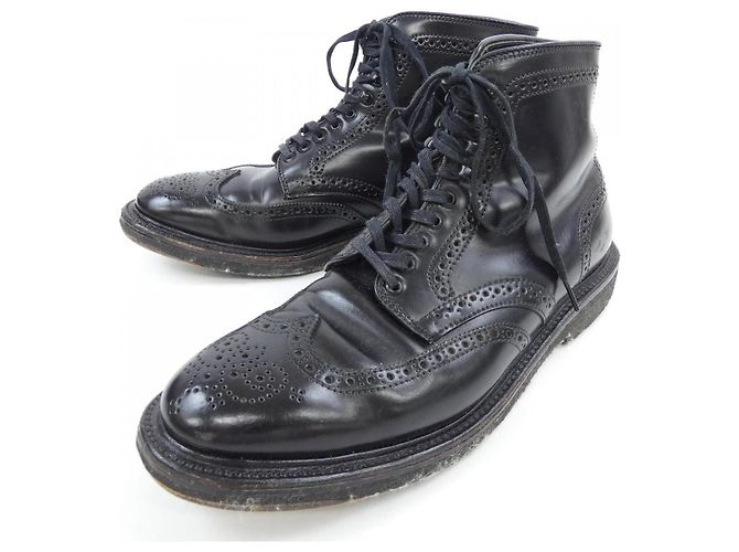Autre Marque Alden Lederstiefel Schwarz - Ansicht 3