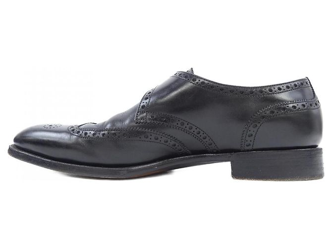 Autre Marque Edward Green Leder Oxford Schuhe Schwarz - Ansicht 2