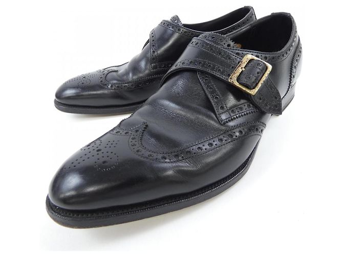 Autre Marque Edward Green Leder Oxford Schuhe Schwarz - Ansicht 3