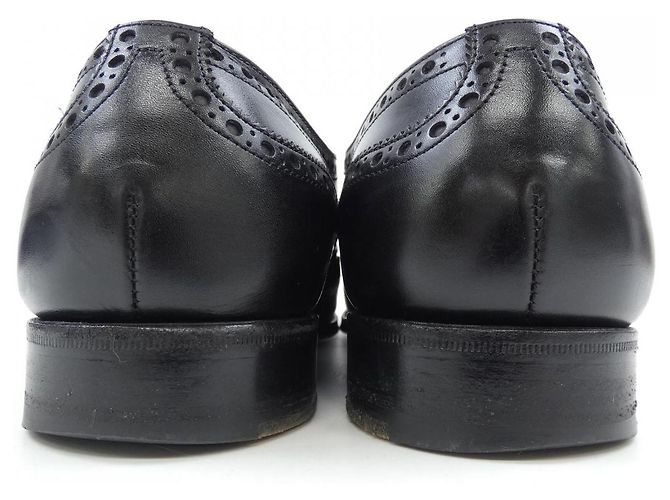 Autre Marque Edward Green Leder Oxford Schuhe Schwarz - Ansicht 5