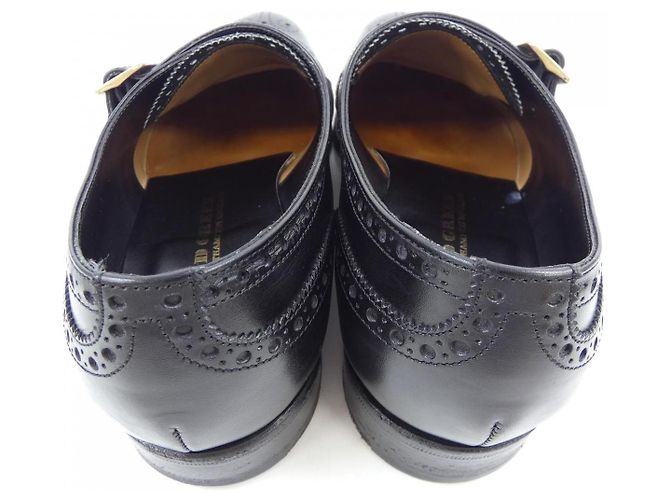 Autre Marque Edward Green Leder Oxford Schuhe Schwarz - Ansicht 6