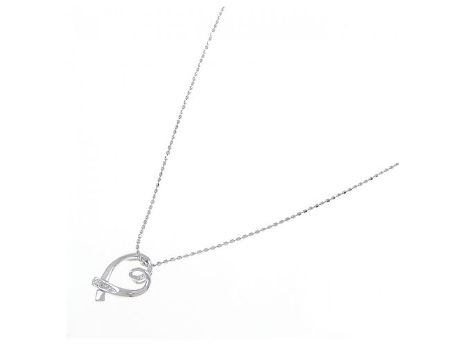 Autre Marque Collana in oro bianco 10K e diamanti Argento - vista 2