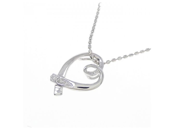 Autre Marque Collana in oro bianco 10K e diamanti Argento - vista 3