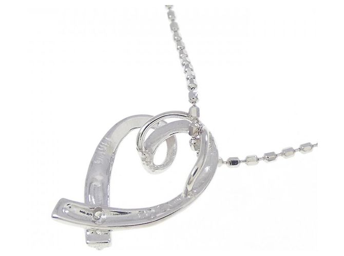 Autre Marque Collana in oro bianco 10K e diamanti Argento - vista 4
