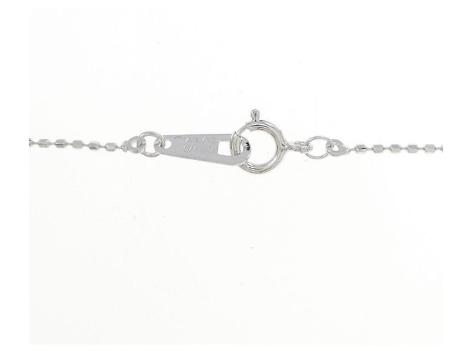 Autre Marque Collana in oro bianco 10K e diamanti Argento - vista 5