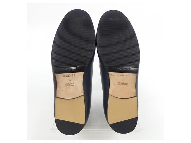 Hermès 40 Scarpe Blu Blu navy - vista 4