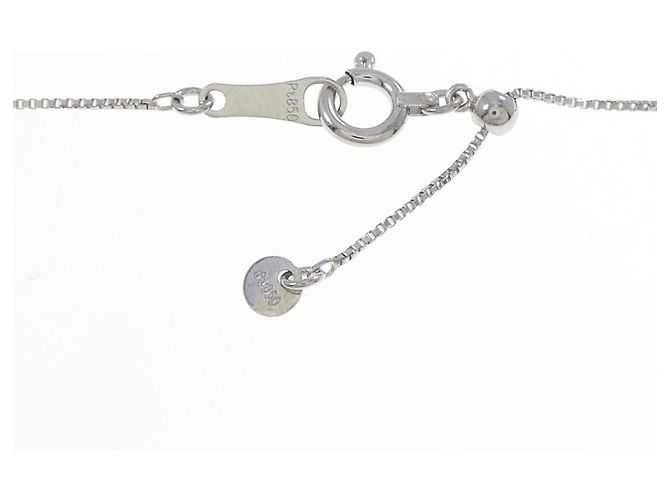 Autre Marque Collana Cuore di Diamanti PT900 PT850 Argento - vista 5