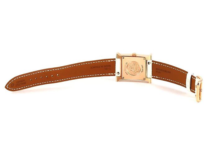 Hermès Hermes H Uhr Au750 Quarz Golden - Ansicht 7