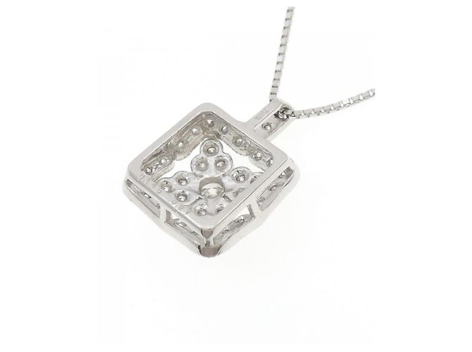 Autre Marque Collana in platino e diamanti Argento - vista 4