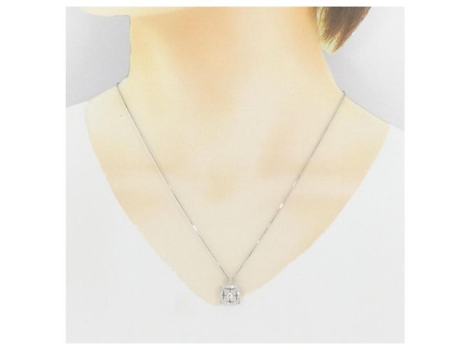 Autre Marque Collana in platino e diamanti Argento - vista 6