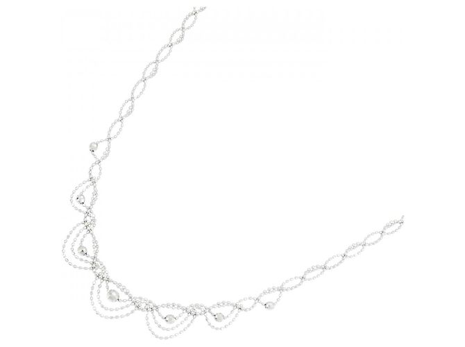 Autre Marque Collana in oro bianco Au750 Argento - vista 2