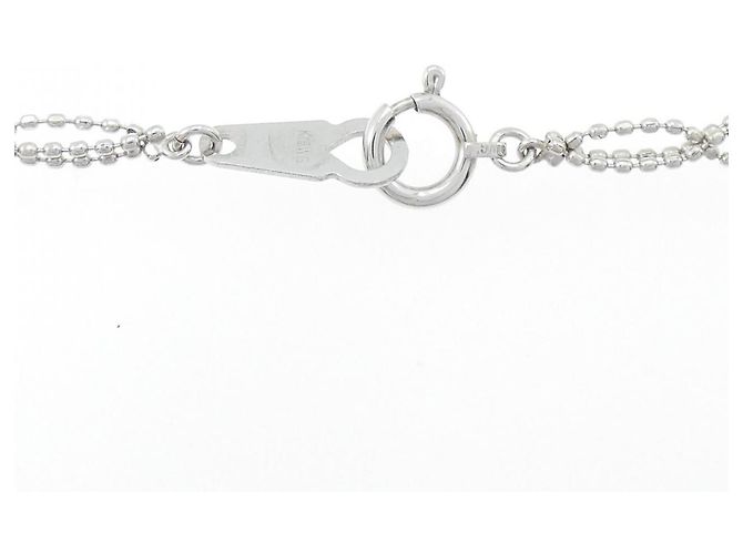 Autre Marque Collana in oro bianco Au750 Argento - vista 4