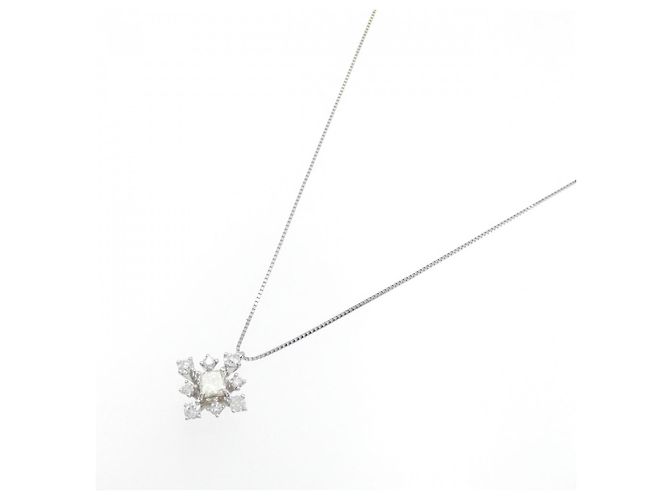 Autre Marque Collana in platino e diamanti Argento - vista 2
