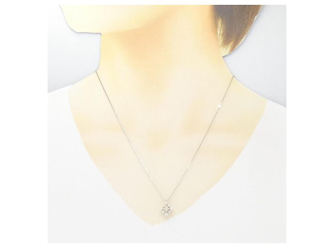 Autre Marque Collana in platino e diamanti Argento - vista 6