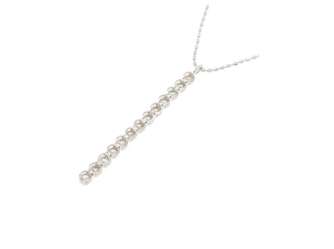 Autre Marque Collana in oro bianco Au750 e diamanti Argento - vista 4