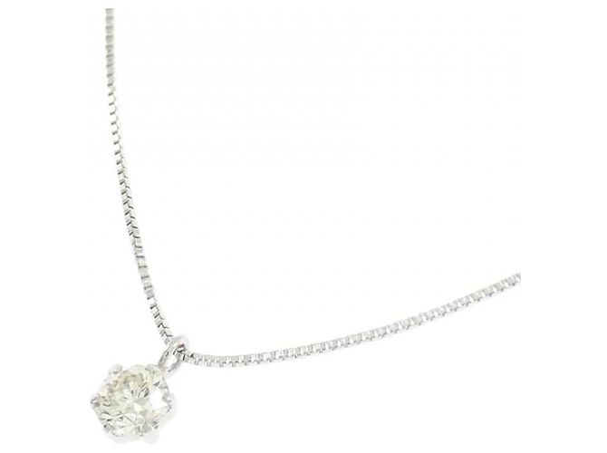Autre Marque Collana in platino e diamanti Argento - vista 3