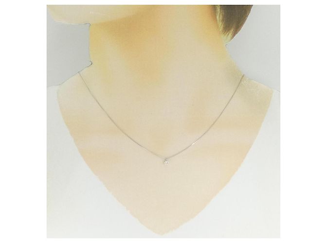 Autre Marque Collana in platino e diamanti Argento - vista 6