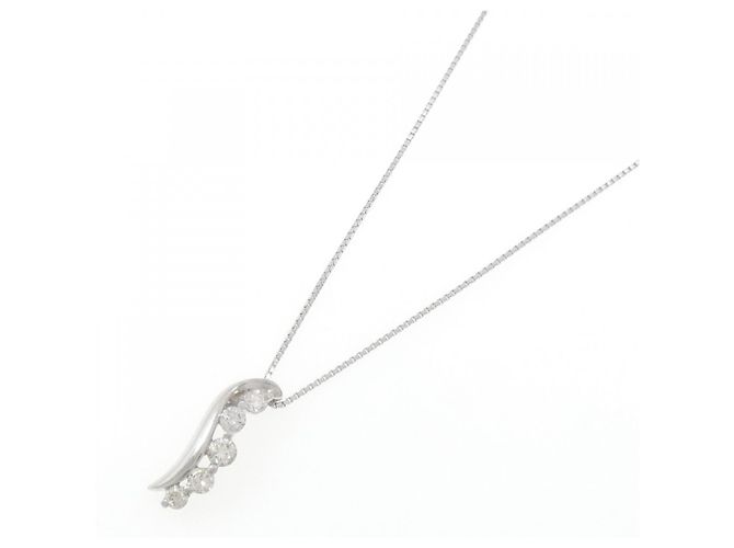 Autre Marque Collana in platino 950 e diamanti Argento - vista 2