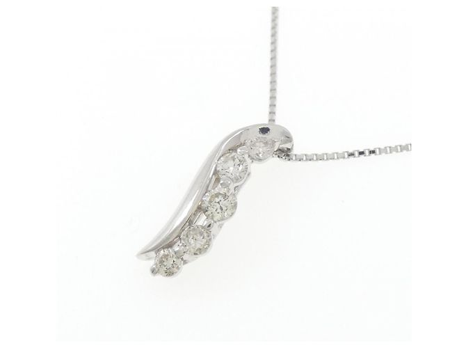 Autre Marque Collana in platino 950 e diamanti Argento - vista 3