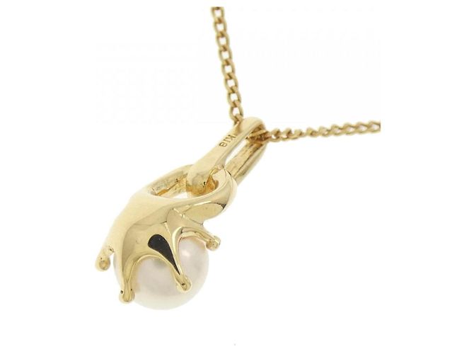 Autre Marque Collana di Perle Akoya Au750 D'oro - vista 4