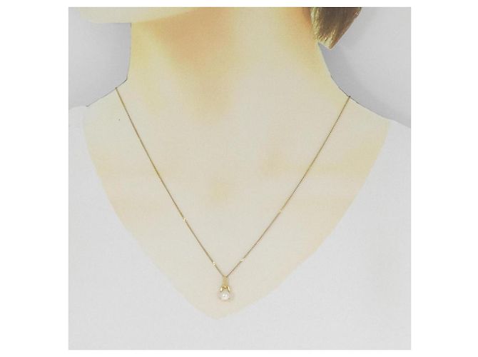 Autre Marque Collana di Perle Akoya Au750 D'oro - vista 6