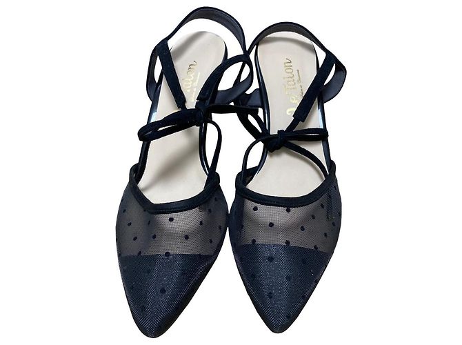 Autre Marque Sandali Le Talon Mesh Nero - vista 2
