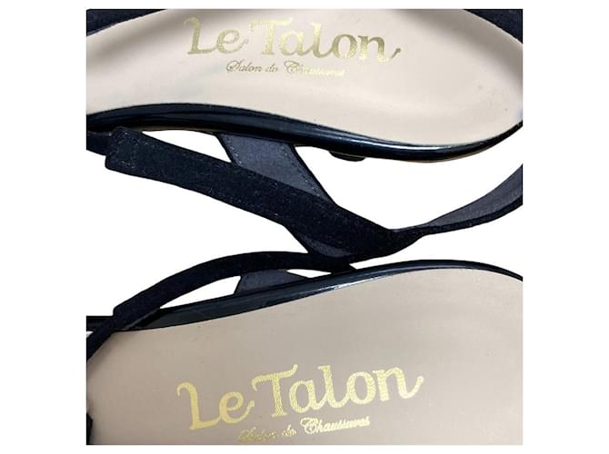 Autre Marque Sandali Le Talon Mesh Nero - vista 7