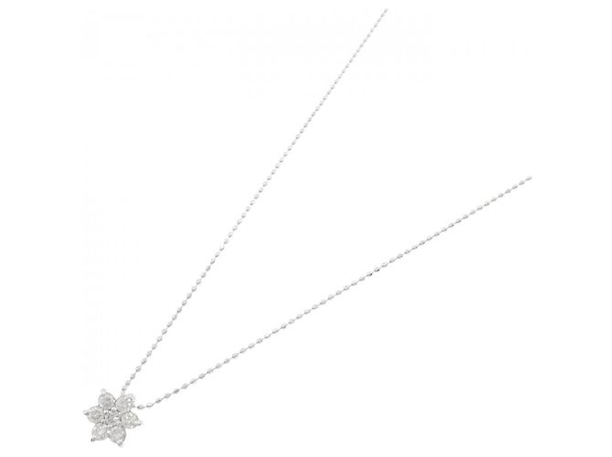 Autre Marque Collana in oro bianco e diamanti Au750 Argento - vista 2
