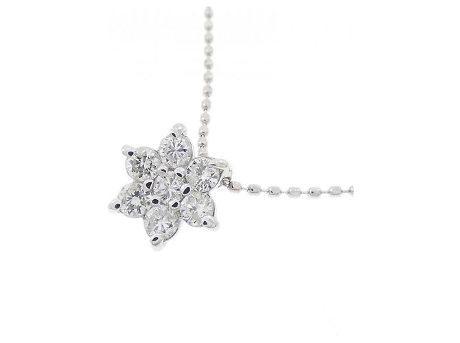 Autre Marque Collana in oro bianco e diamanti Au750 Argento - vista 3