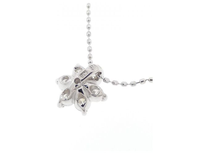 Autre Marque Collana in oro bianco e diamanti Au750 Argento - vista 4