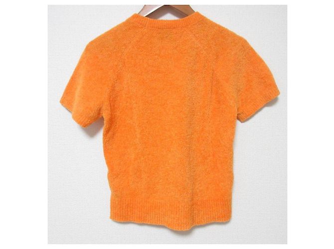 Autre Marque Top de punto Patou en mezcla de algodón orgánico Naranja - vista 2