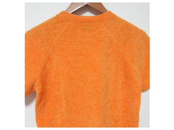 Autre Marque Top de punto Patou en mezcla de algodón orgánico Naranja - vista 4