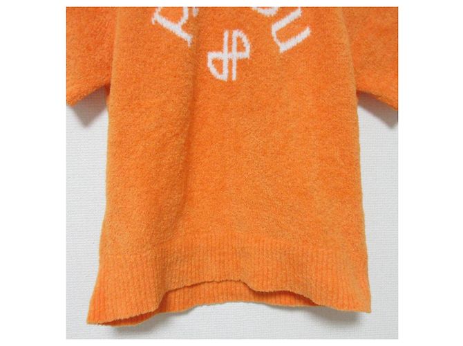 Autre Marque Top de punto Patou en mezcla de algodón orgánico Naranja - vista 5