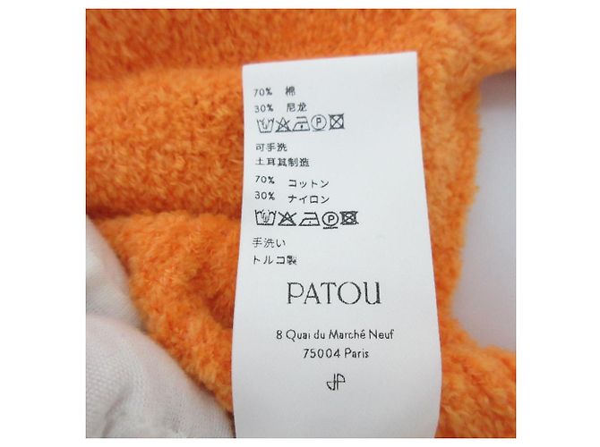 Autre Marque Top de punto Patou en mezcla de algodón orgánico Naranja - vista 8