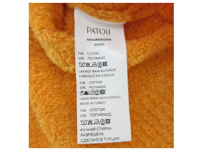 Autre Marque Top de punto Patou en mezcla de algodón orgánico Naranja - vista 9