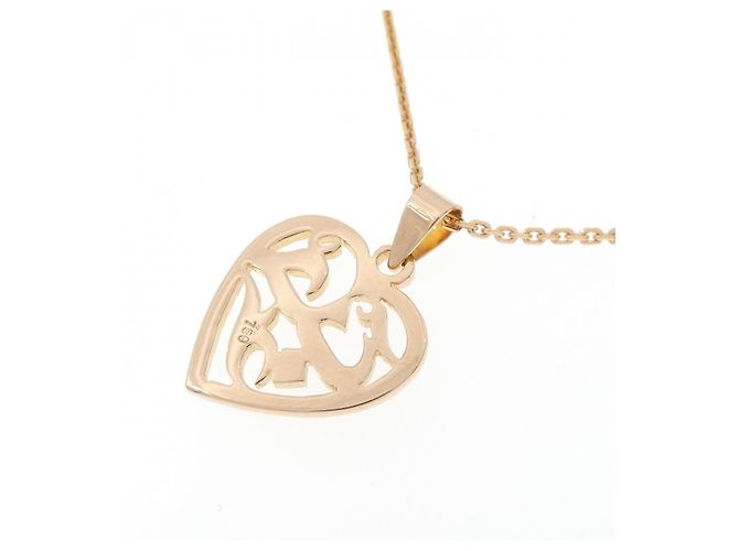 Autre Marque Collana in oro rosa Au750 e diamanti - vista 4