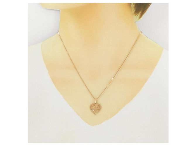 Autre Marque Collana in oro rosa Au750 e diamanti - vista 6