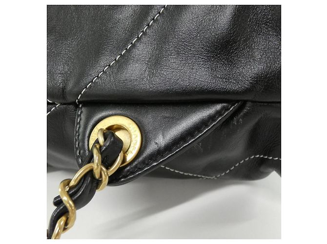 Timeless Zaino Chanel 22 Line Calf Nero Bianco - vista 5