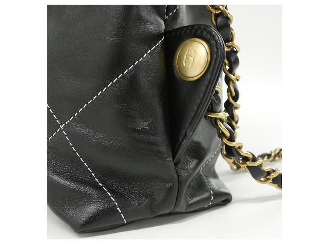 Timeless Zaino Chanel 22 Line Calf Nero Bianco - vista 6