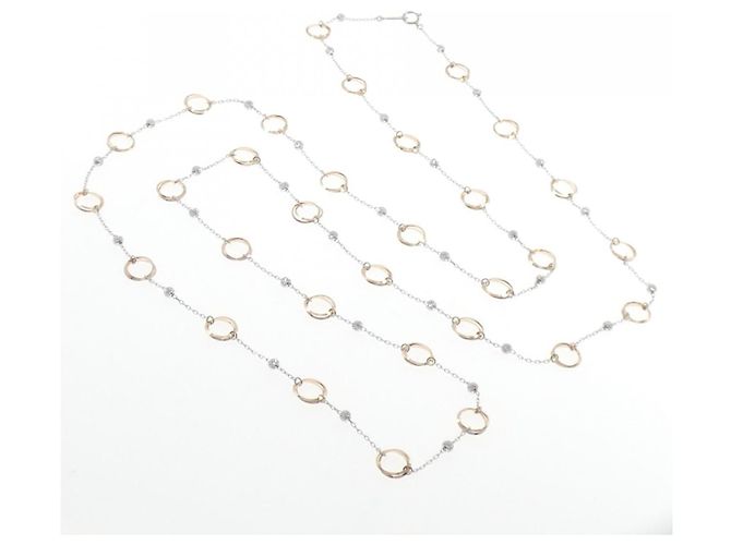 Autre Marque Collana Au750/PT850 D'oro - vista 5