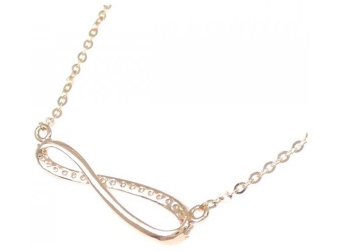 Autre Marque Collana in oro rosa K14 e zircone cubico - vista 4