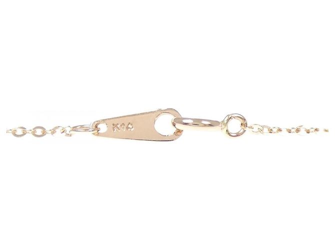 Autre Marque Collana in oro rosa K14 e zircone cubico - vista 5