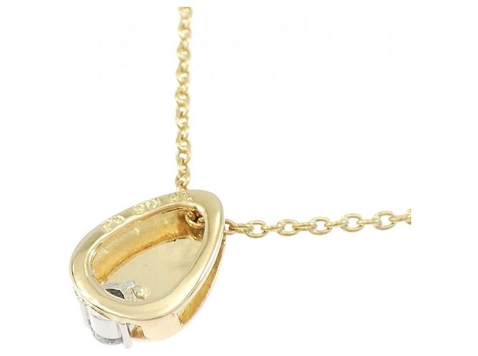 Autre Marque Au750 Platin Diamant Halskette Golden - Ansicht 4