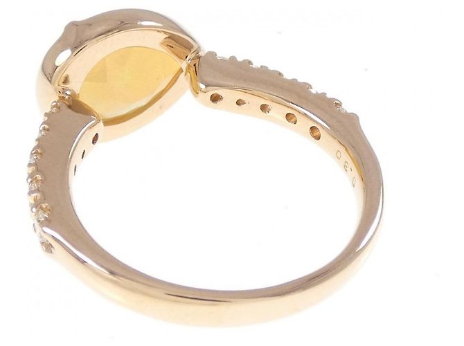 Autre Marque Veretta Ottavia Au750 Opal Diamant Ring Golden - Ansicht 3