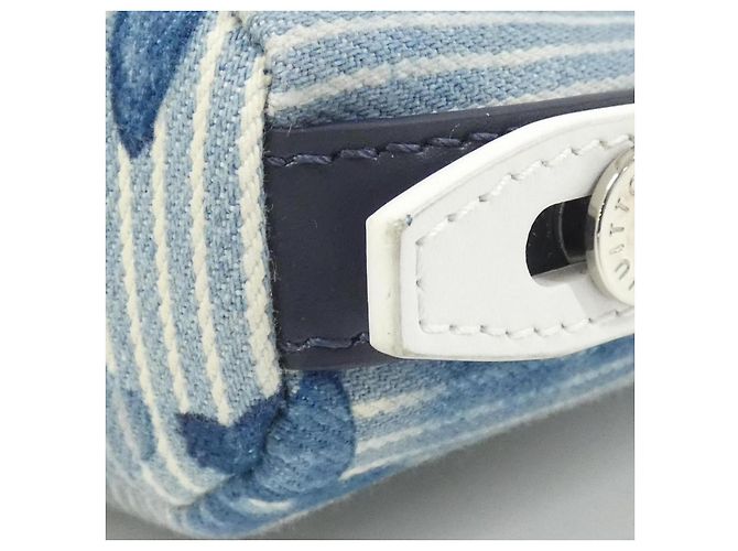 Sac Messenger Louis Vuitton Monogram Aquarelle Bleu - vue 3