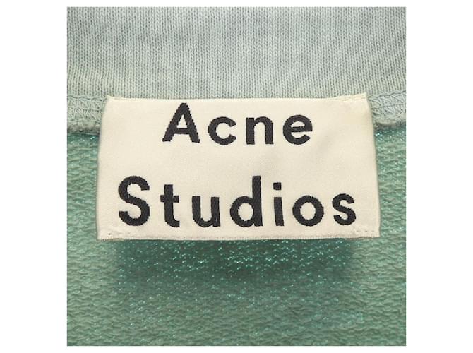 Sweatshirt de algodão Acne Studios Verde - vista 4