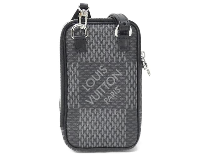 Borsa a tracolla Louis Vuitton Damier Graphite 3D Modular Nero Damier ebene - vista 2